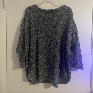 Marbled Gray Quarter Sleeved Sweater